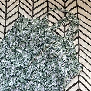 Eddie Bauer Size S Tropical Print Halter Neck Dress